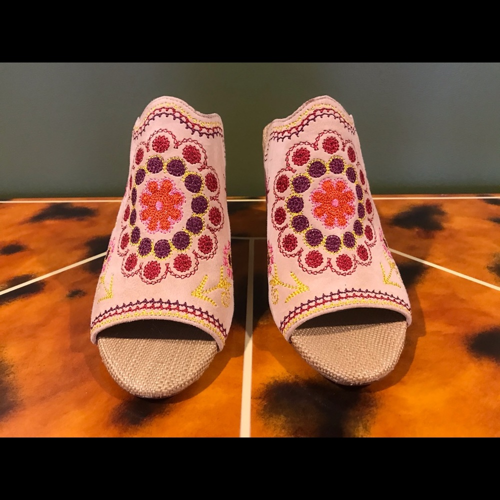 Sam Edelman heeled shoes with embroidery